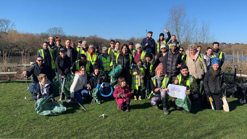 Photo of the people who attended the May Conservation Day litter pick